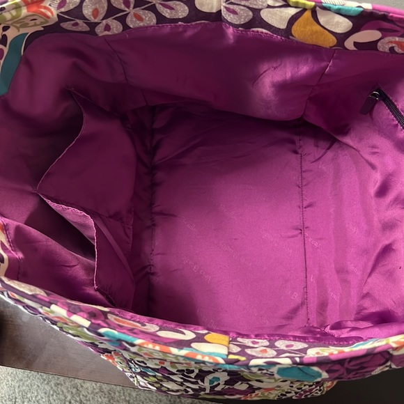 Vera Bradley Plum Crazy Tote - Picture 2 of 5